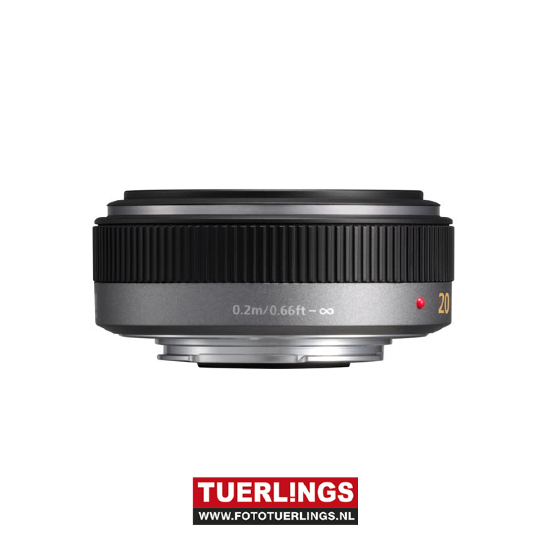 Panasonic G-serie 20mm F1.7 zwart