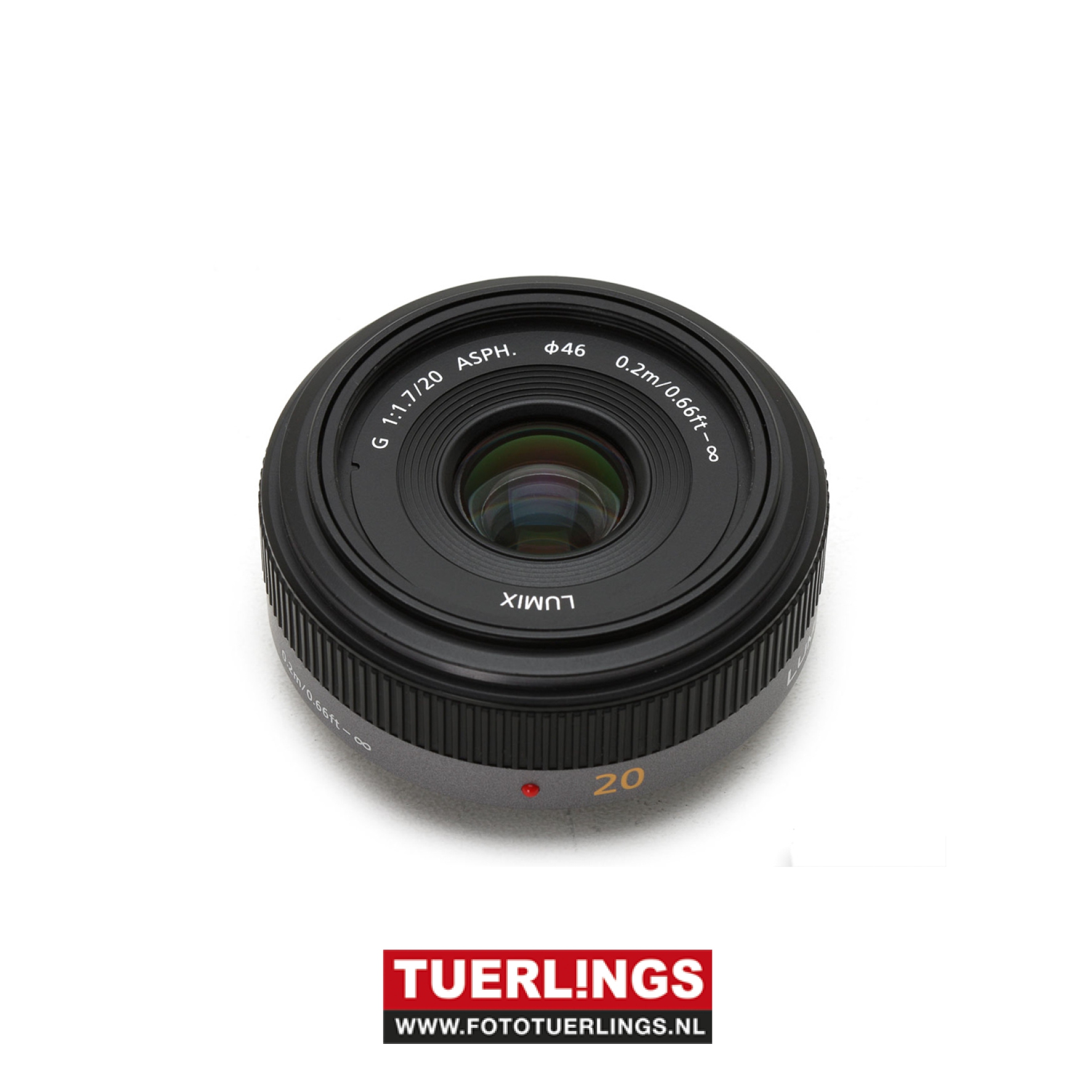 Panasonic G-serie 20mm F1.7 zwart