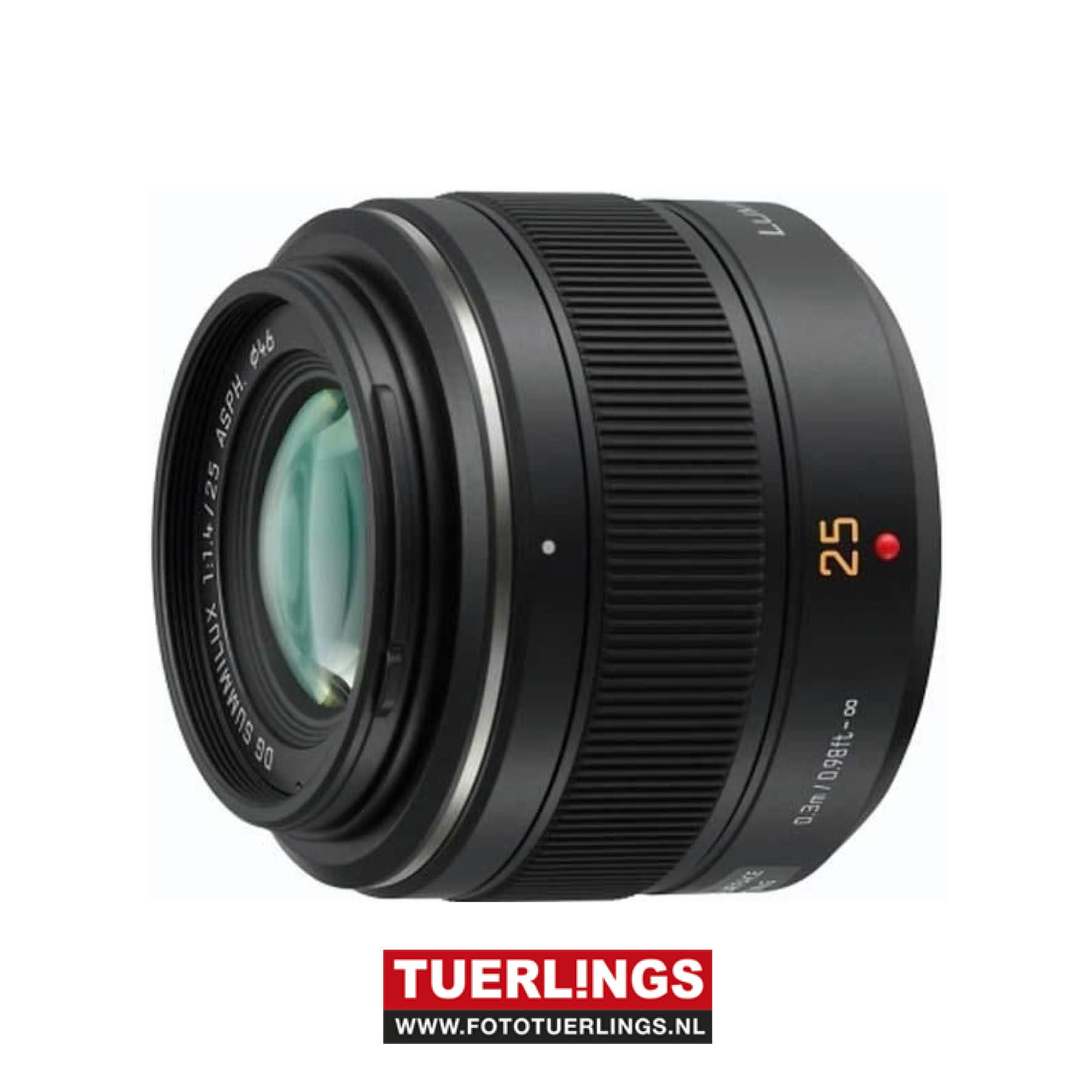 Panasonic G-serie Leica 25mm F1.4 zwart