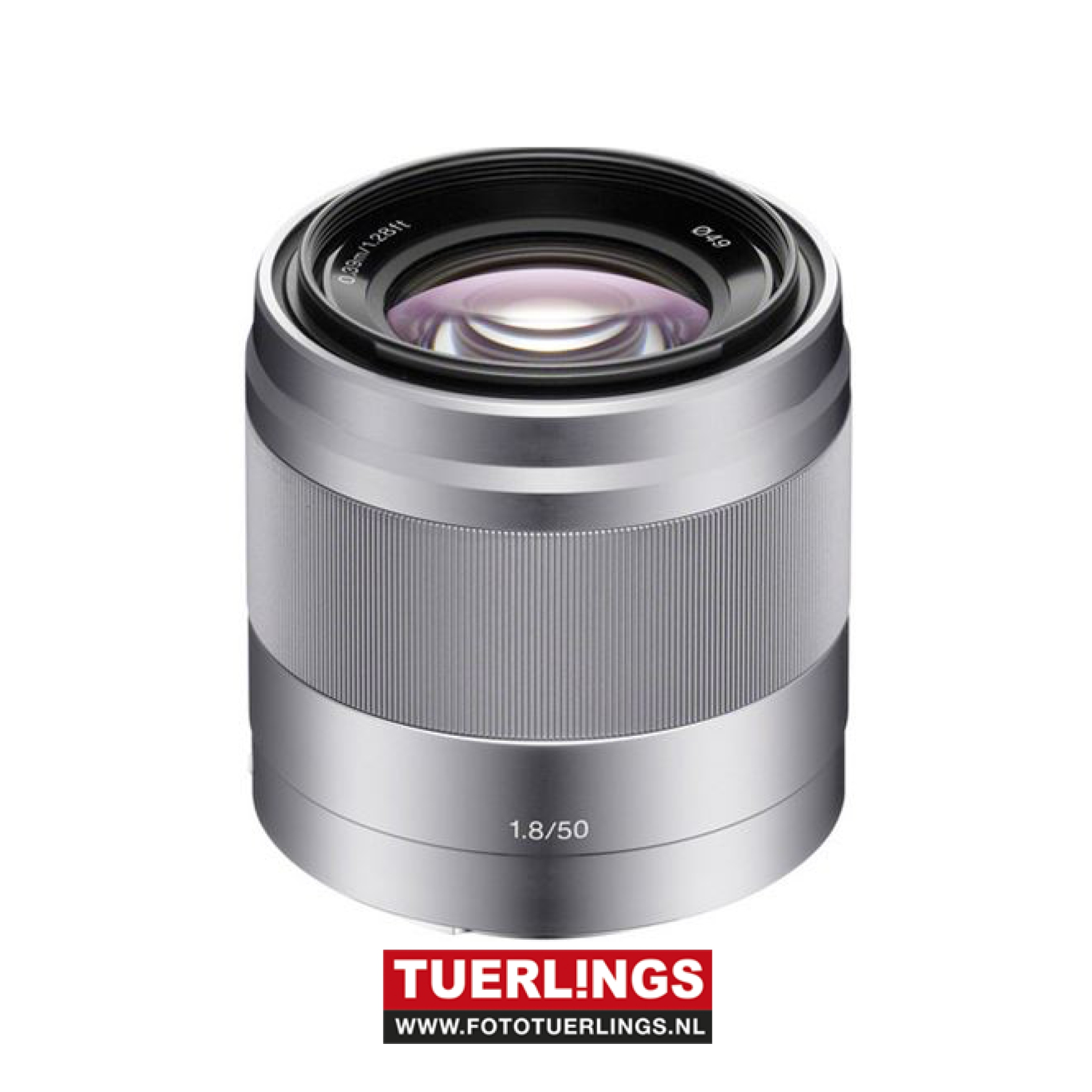 Sony SEL 50mm F1.8 OSS zilver E-Mount (SEL50F18)