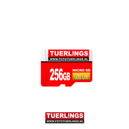Tuerlings Gold Line 256GB Micro SDXC Class10 geheugenkaart