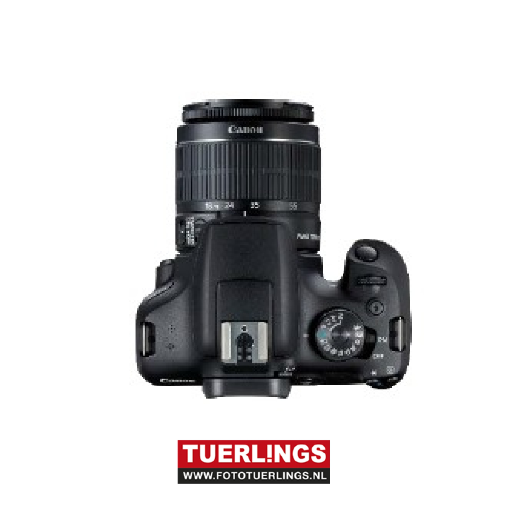 Canon EOS 2000D + EF-S 18-55mm IS II lens zwart