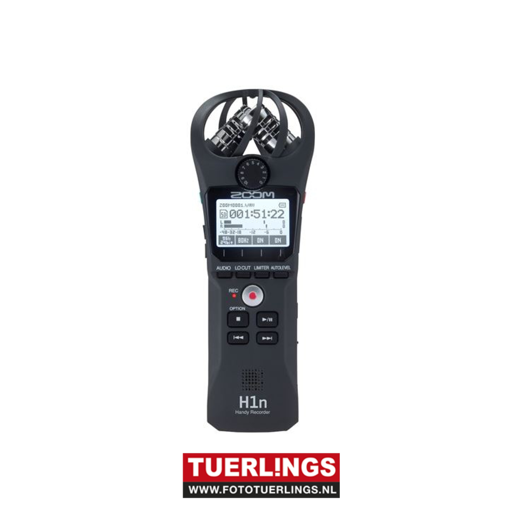 Zoom H1n Audio-Recorder matt grau