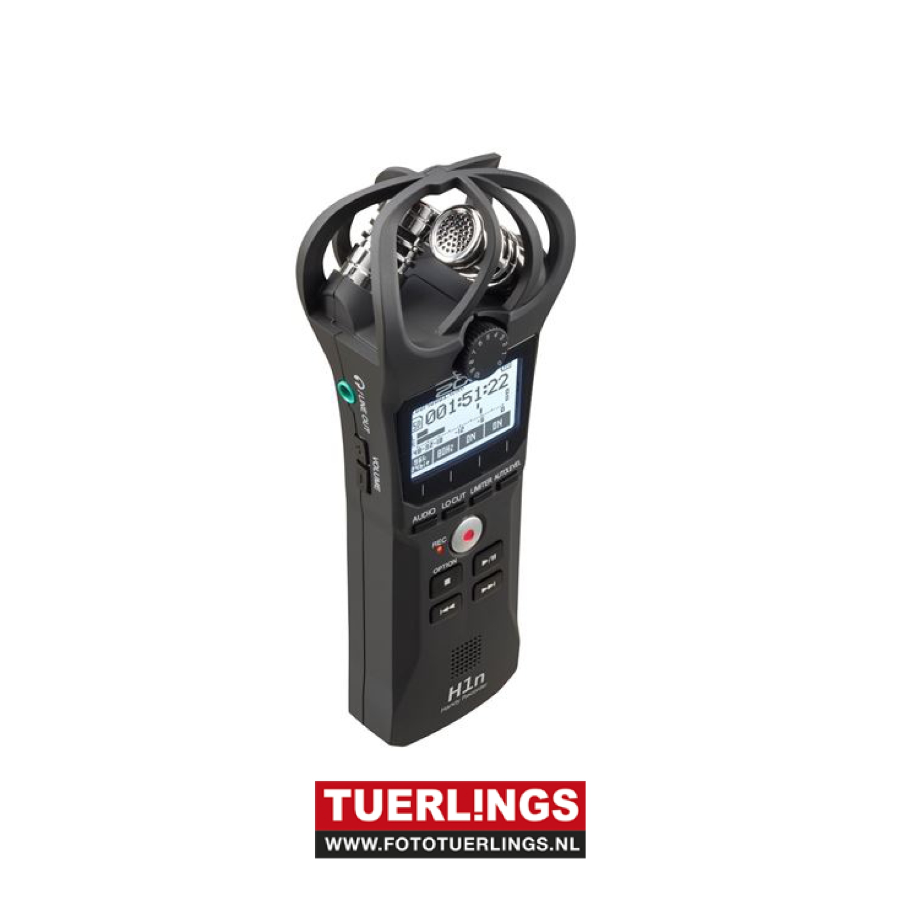 Zoom H1n Audio-Recorder matt grau