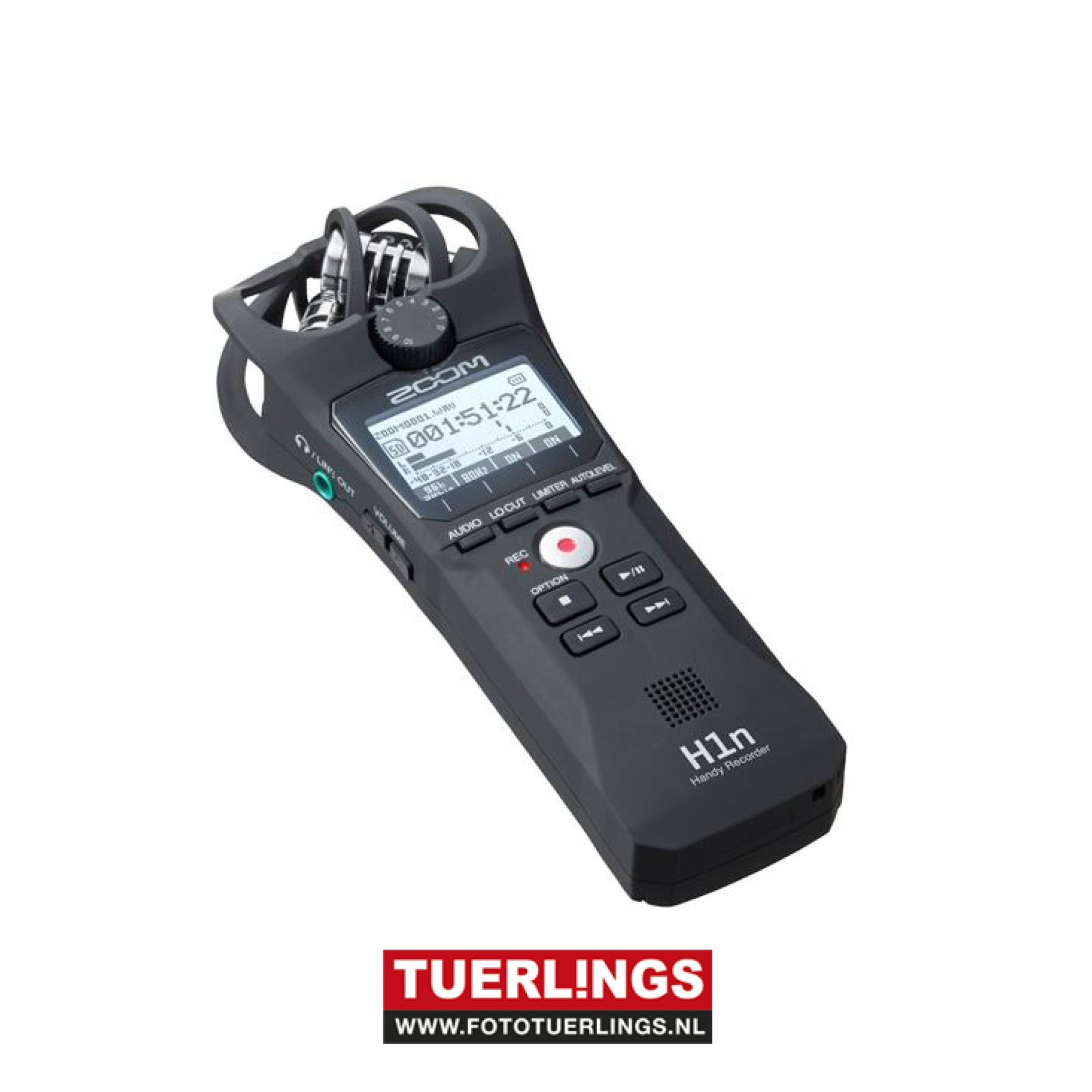 Zoom H1n Audio-Recorder matt grau