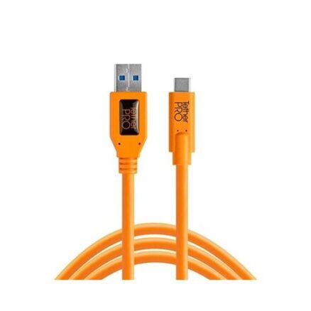 Thether Tools ThetherPro USB 3.0 naar USB-C 4,6m kabel oranje