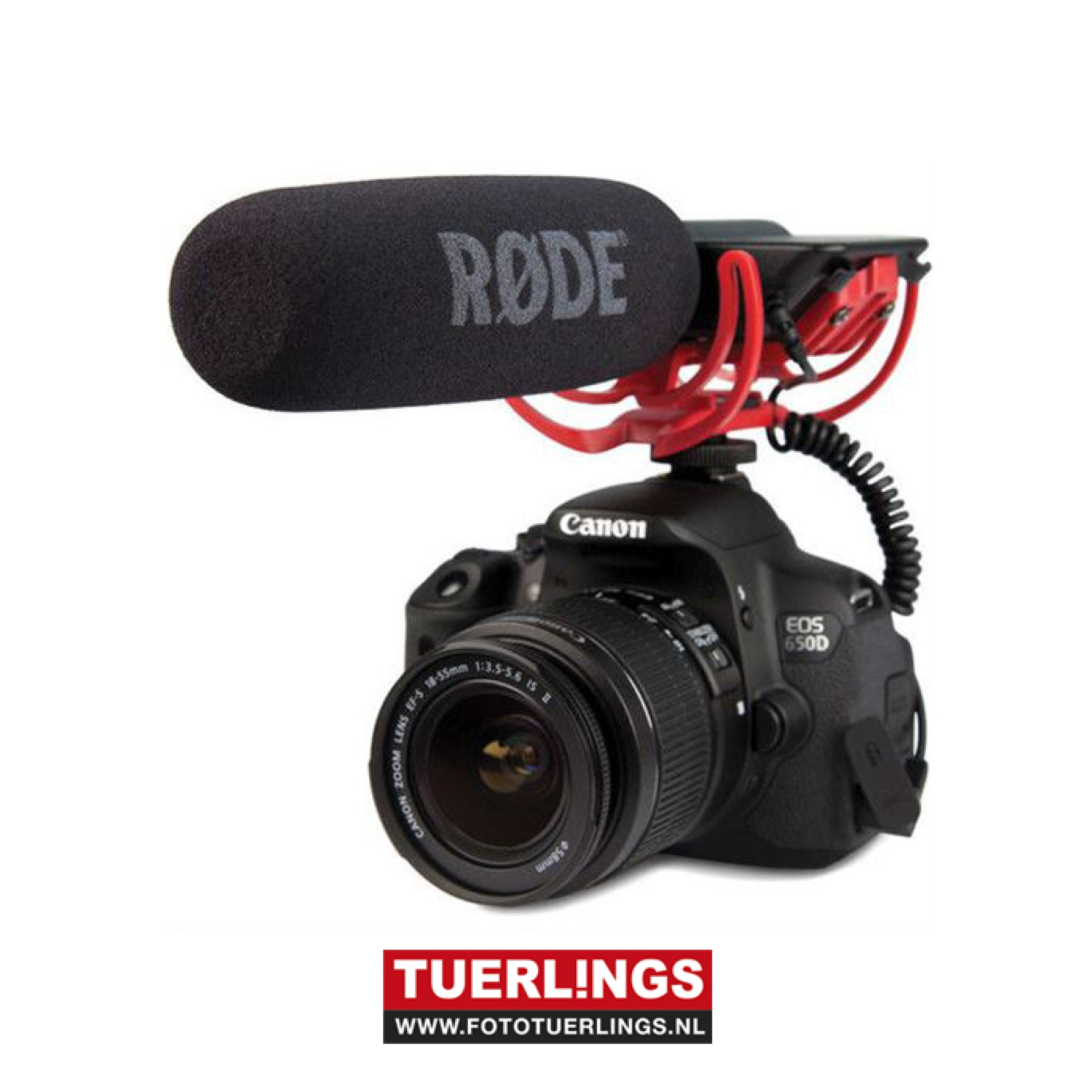 Rode Videomic Rycote richtmicrophone voor foto en video