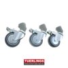 Manfrotto 110 Wheel set Diameter 75 W/BRAKES