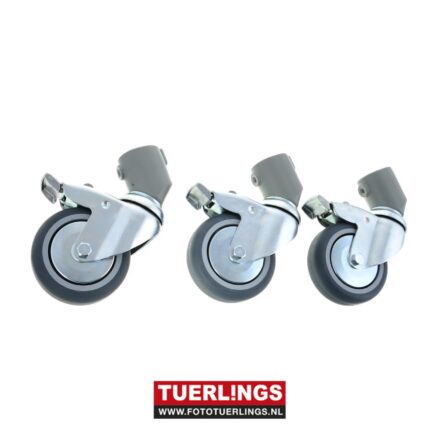 Manfrotto 110 Wheel set Diameter 75 W/BRAKES