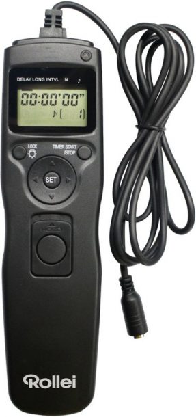 Rollei bekabelde draadontspanner met timer functie voor Sony
