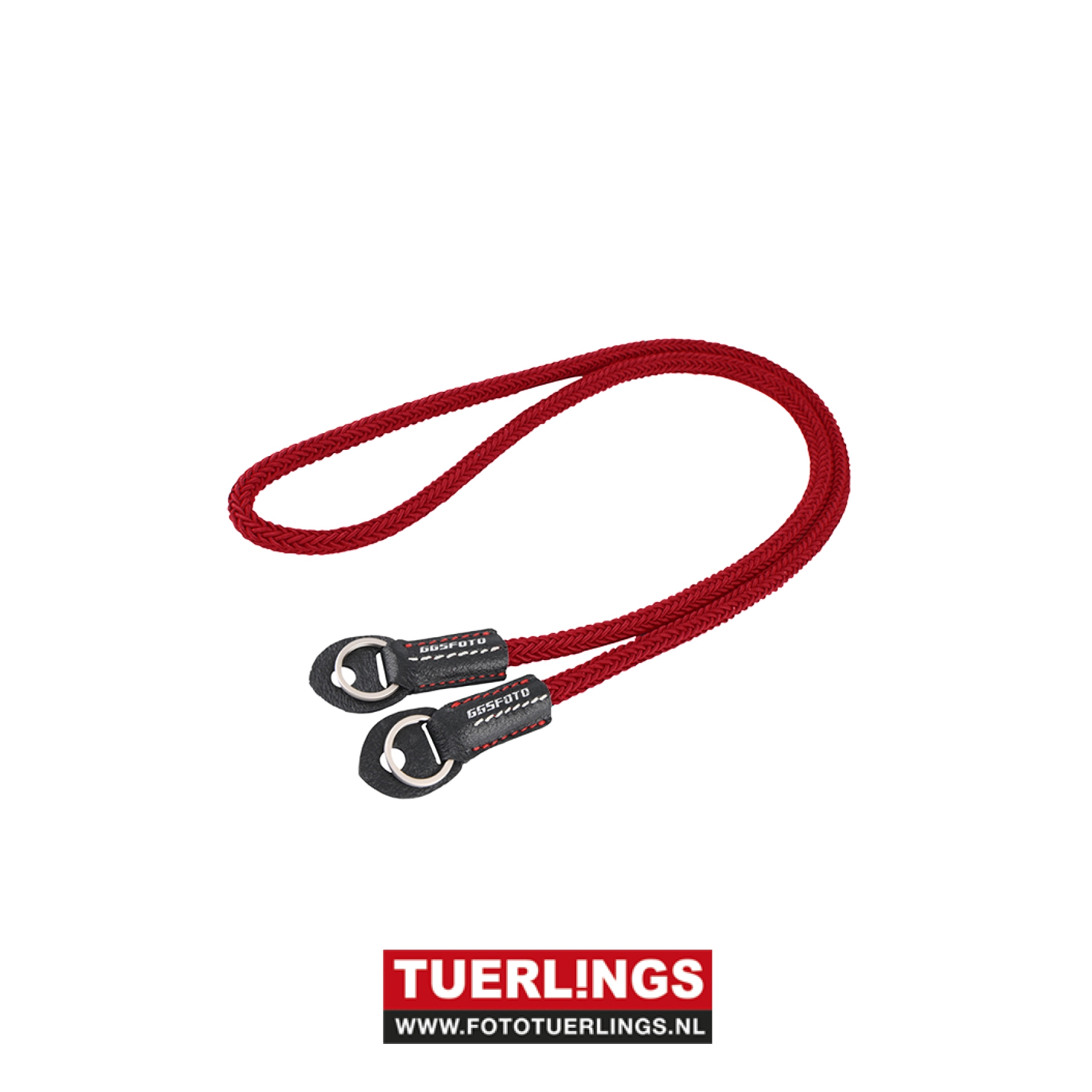 GGSFoto NMS-1BR Red Neckstrap RoundMount