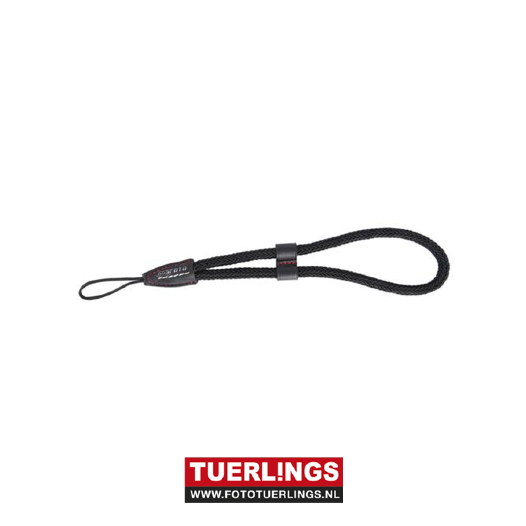 GGSFoto WS-1NB Black Wriststrap TiedOn