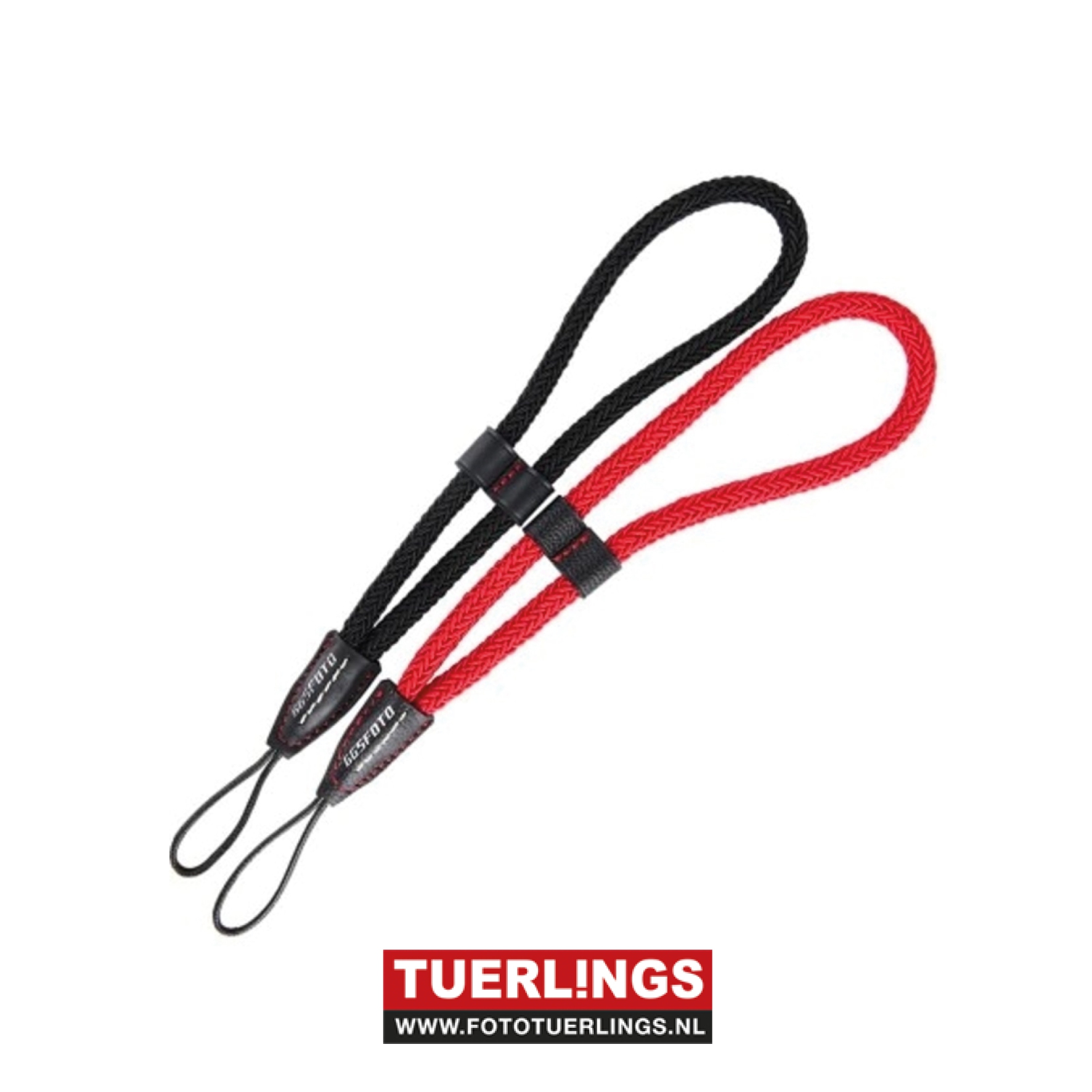 GGSFoto WS-1NR Red Wriststrap TiedOn
