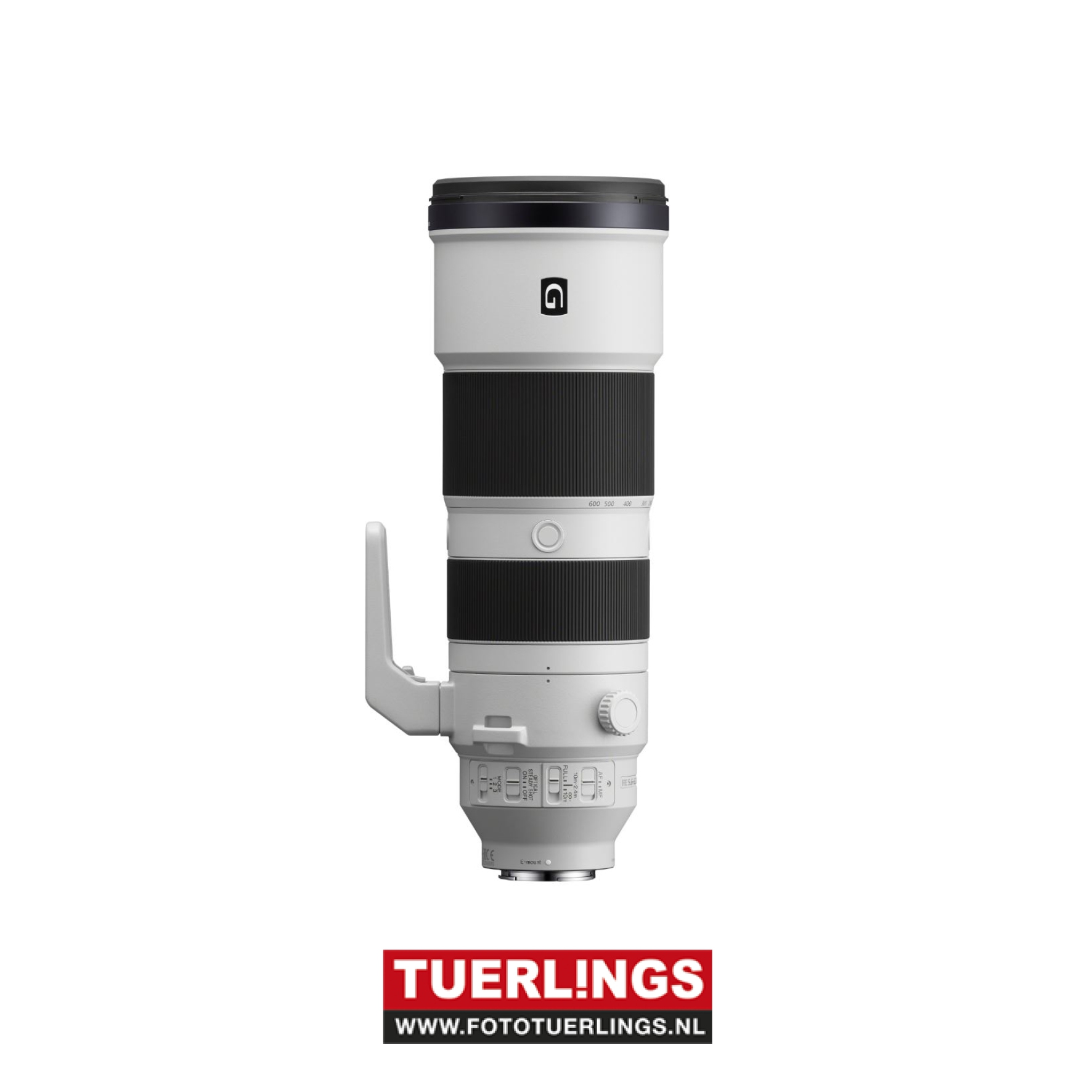 Sony 200-600 mm G FE 5,6-6,5 OSS E-mount lens / SEL200600G, wit