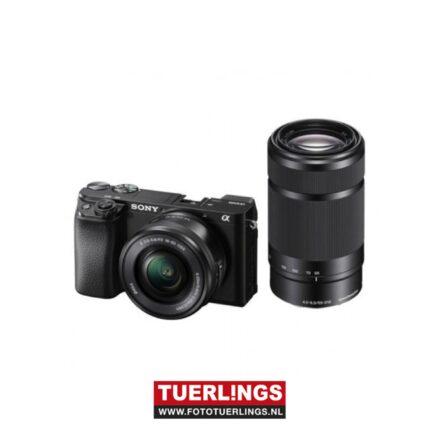 Sony A6100YB / ILCE-6100YB / ILCE6100YB / A6100 + 16-50mm & 55-210mm lens zwart