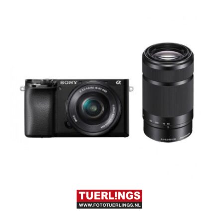 Sony A6100YB / ILCE-6100YB / ILCE6100YB / A6100 + 16-50mm & 55-210mm lens zwart