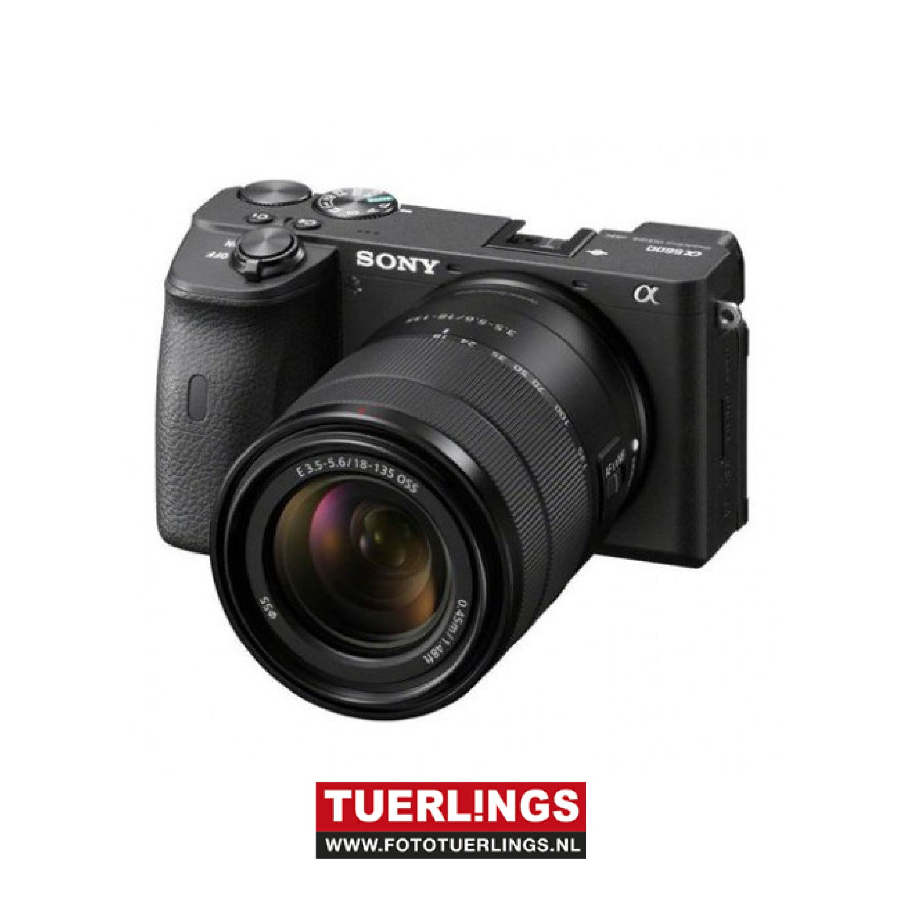 Sony Alpha ILCE6600MB ILCE6600 Body + 18-135mm objectief A6600 + SEL18135 zwart