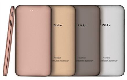 Zikko 5000mah alloy powerbank rose gold