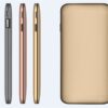 Zikko 5000mah alloy powerbank rose gold