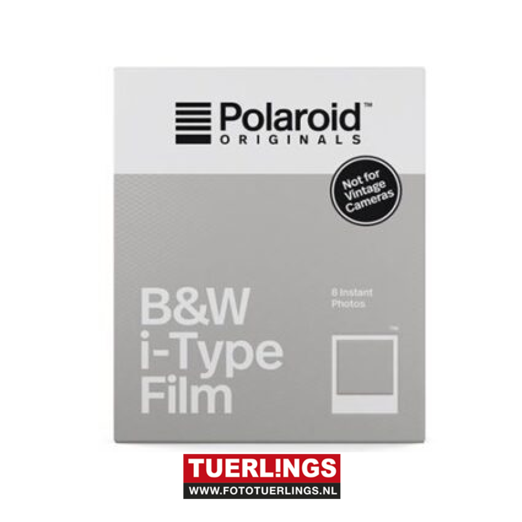 Polaroid B&W instant film voor I-Type camera's