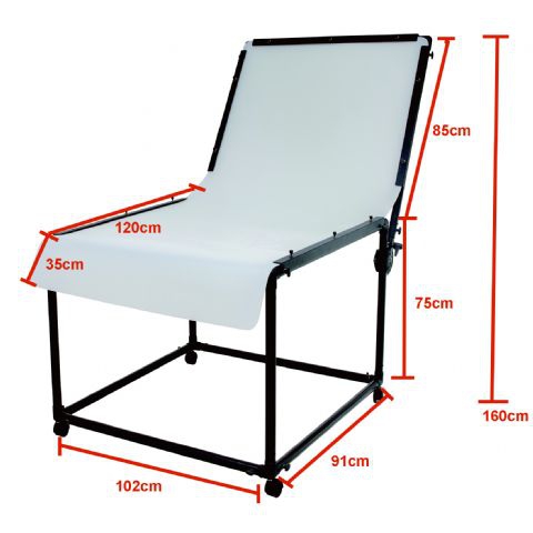Professionele Opnametafel FST-10200W 100x200 cm