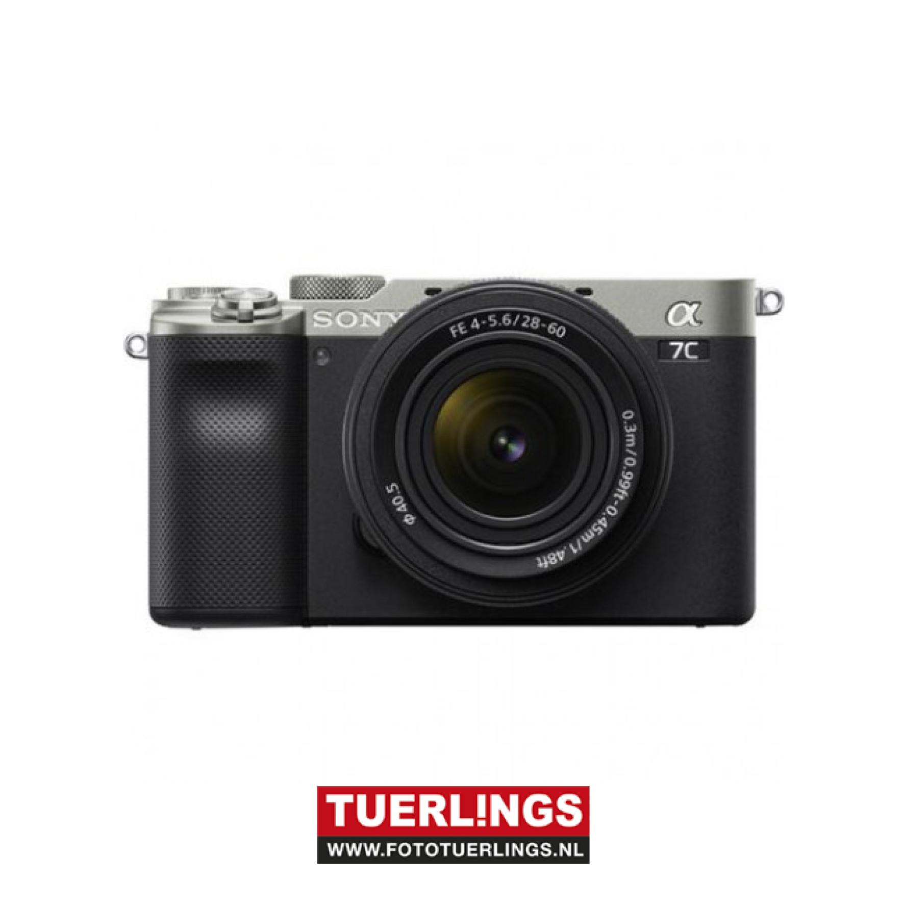 Sony Alpha A7C / ILCE-7CLS / ILCE7CLS + 28-60mm F4-5.6 kit zilver