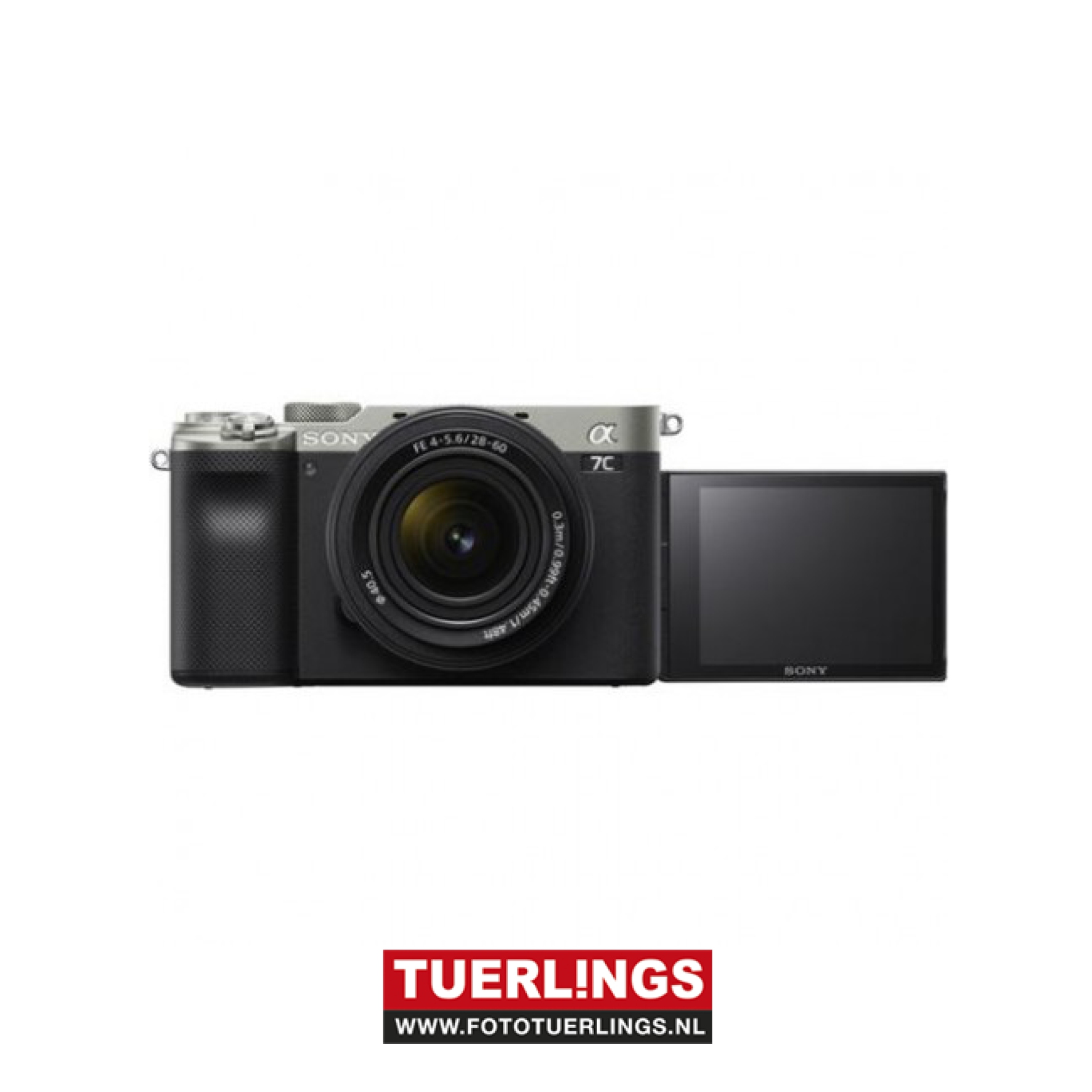 Sony Alpha A7C ILCE 7CLS ILCE7CLS 28 60mm F4 5.6 kit zilver