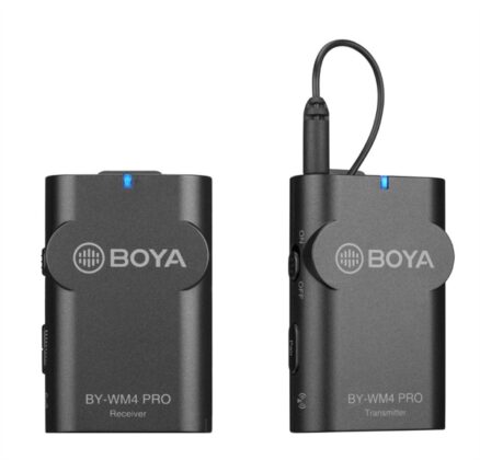 Boya 2.4 GHz Duo Lavalier Microfoon Draadloos BY-WM4 Pro-K1