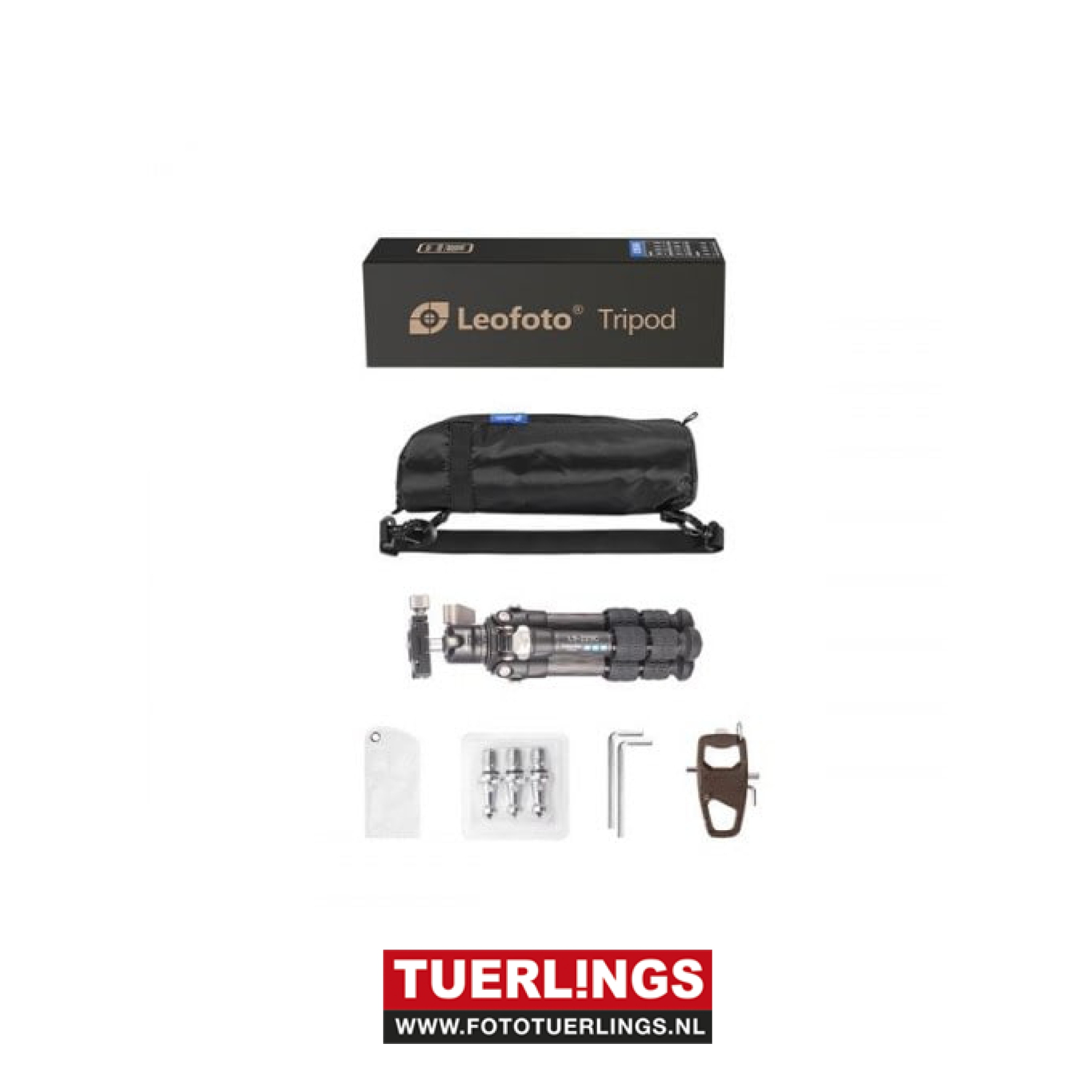 Leofoto Ranger LS-223C carbonstatief met LH-25 balhoofd