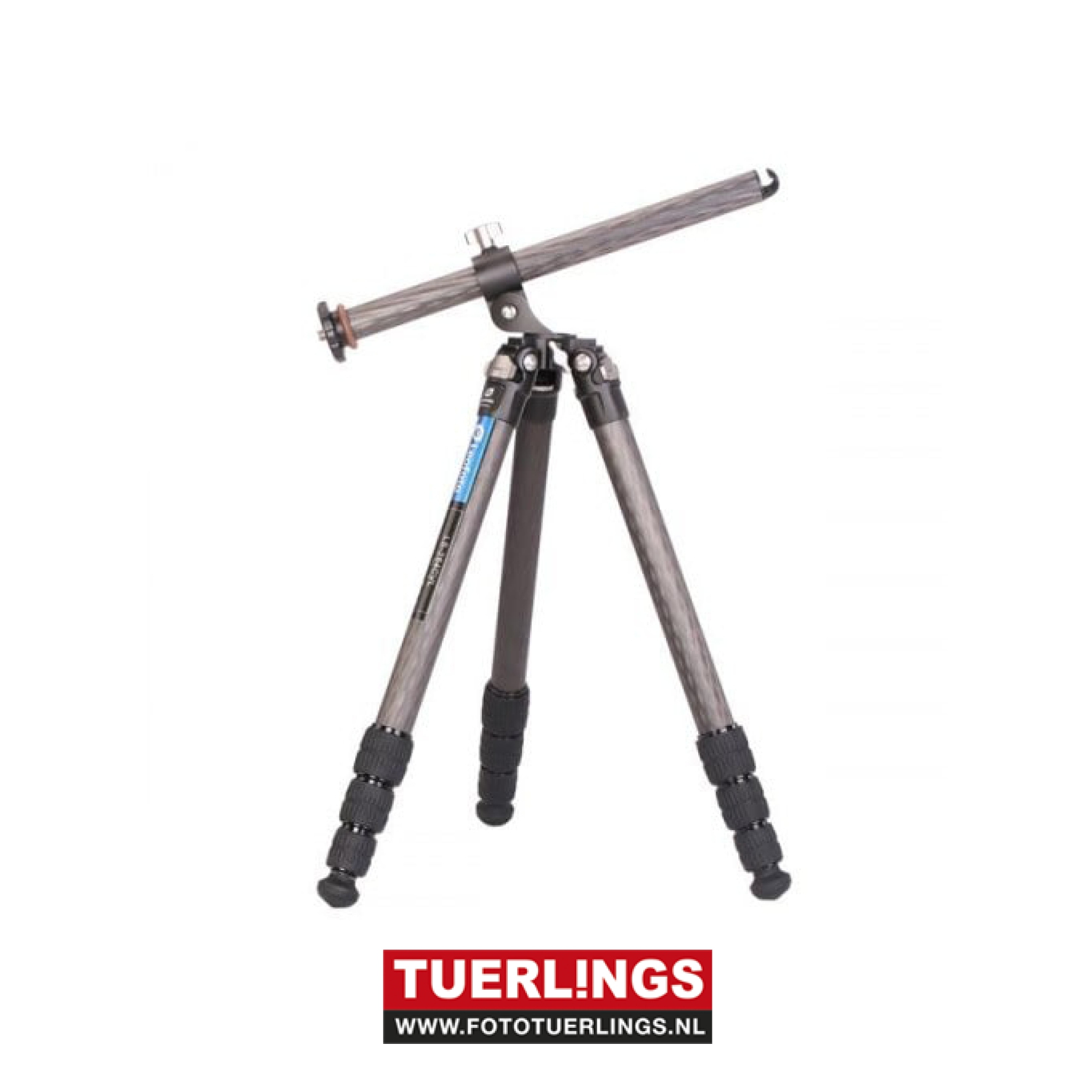 Leofoto Ranger LS-284CVL Explorer Carbon statief met kantelbare middenzuil