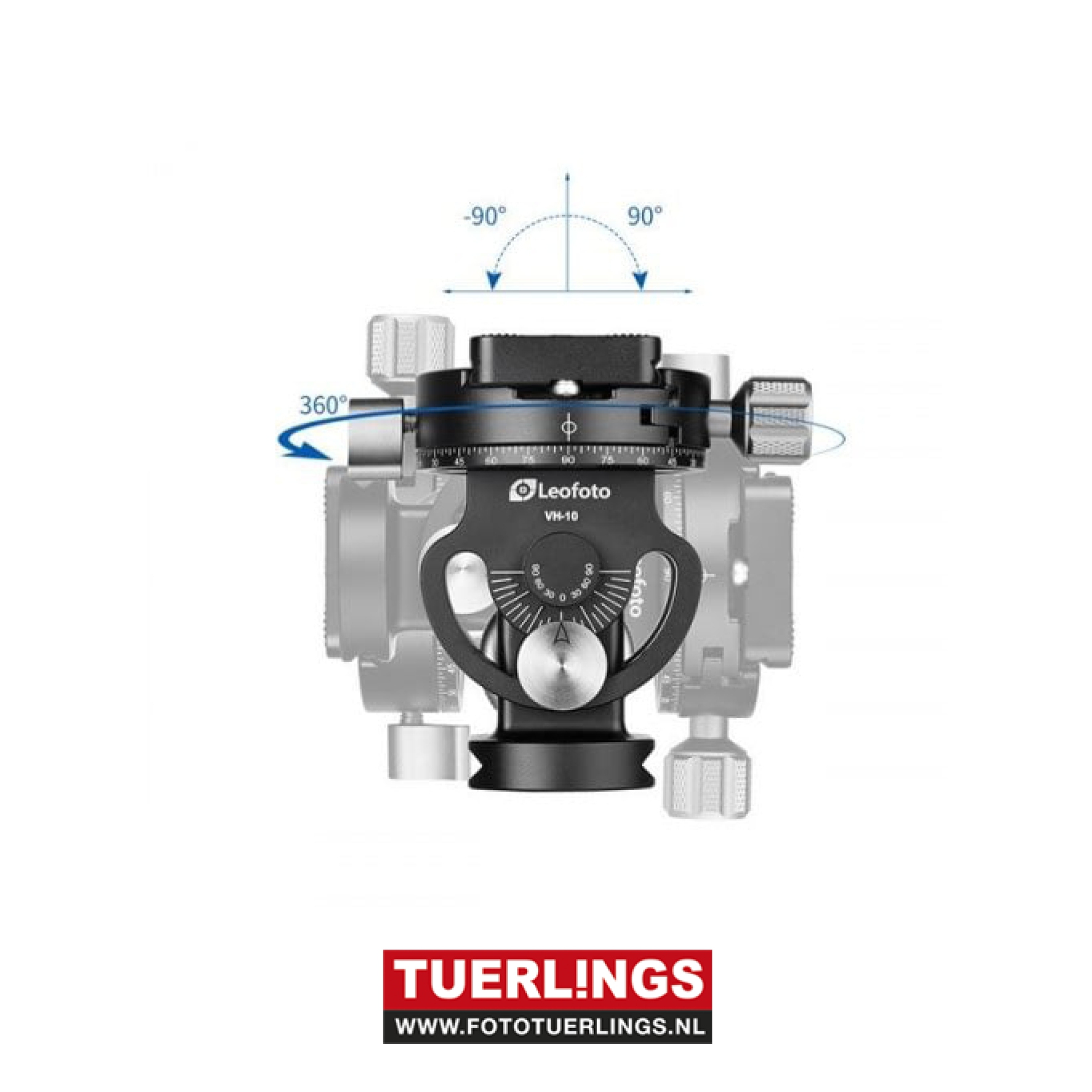 Leofoto VH-10 Monopod statiefkop