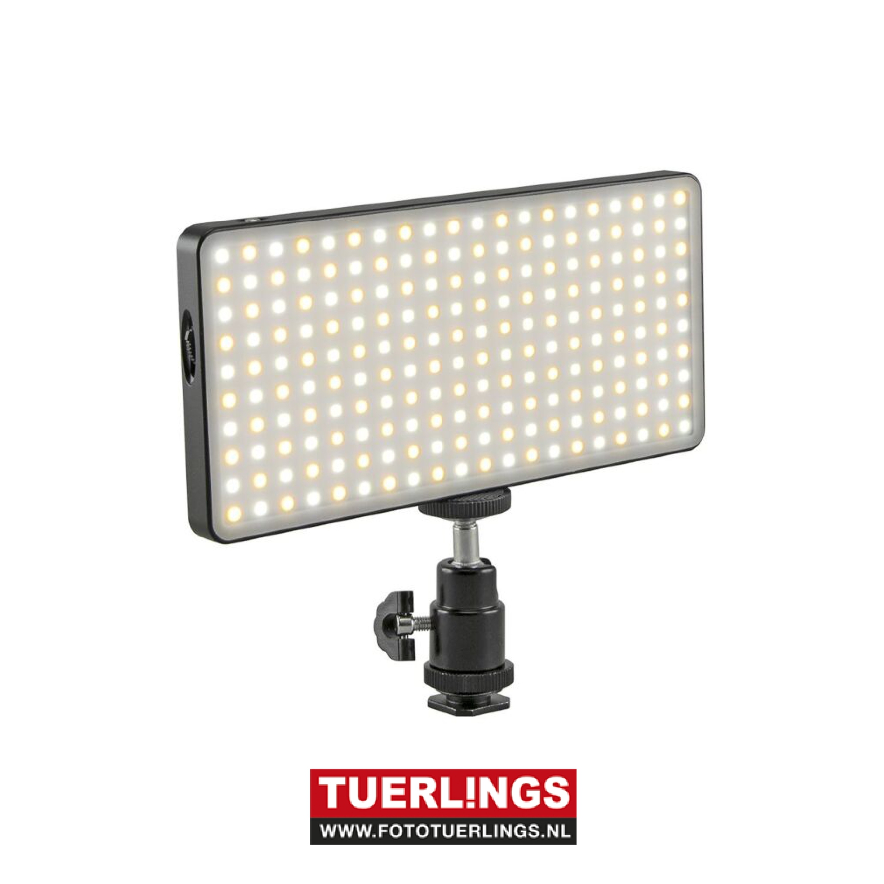 Jupio PowerLED 200 with Built-in Powerbank Alu