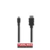 Deze High Speed HDMI-kabel met ethernet is geschikt voor het netwerken van apparaten en kan videoresoluties van 1080p en hoger aan, waaronder geavanceerde display technologieën zoals 4K, 3D en Deep Color. De micro-connector stelt u in staat om uw apparate