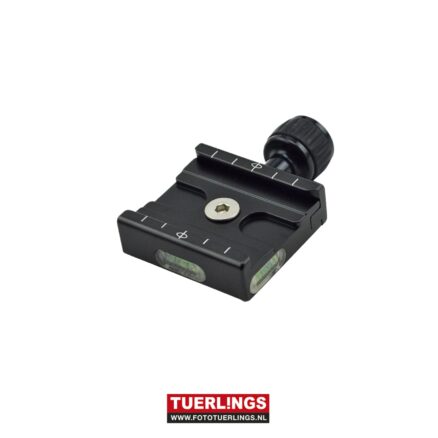 QR50 Arca swiss Adapter plaat vierkante klem met waterpas incl. Arca plate