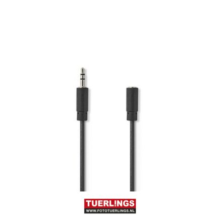 Stereo Audio Verlengkabel 3,5 mm Male – 3,5 mm Female 5m
