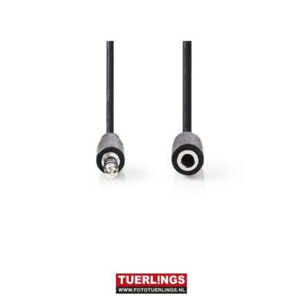 Stereo Audio Verlengkabel 3,5 mm Male – 3,5 mm Female 5m