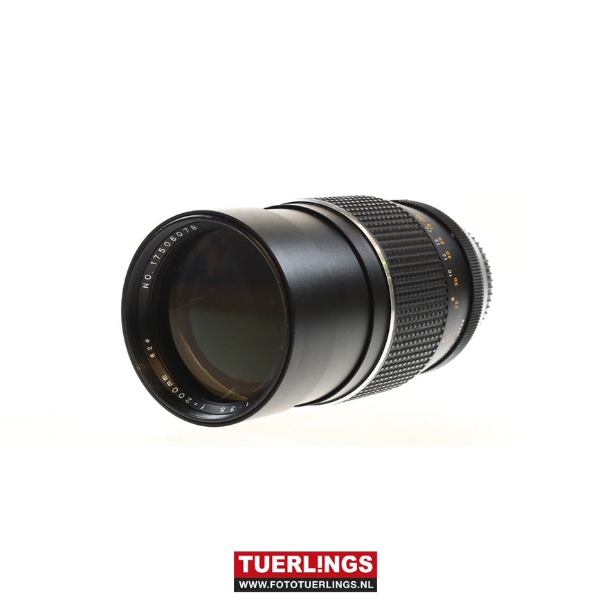 Soligor 200mm tele-auto voor Olympus OM F 3.5