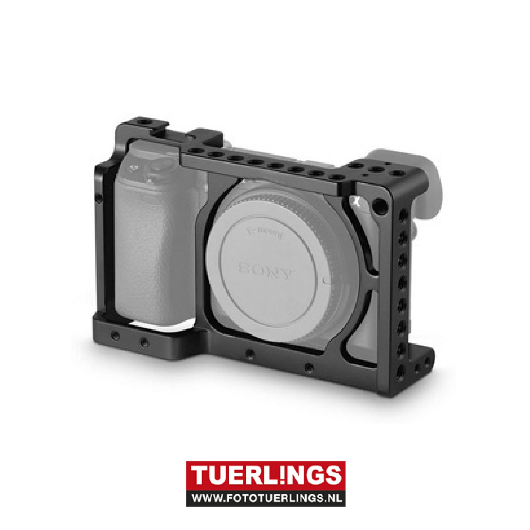Camera Cage Video Stabilizer Sony A6000 / A6300 / A6500 / NEX7 inclusief cable clamp clip