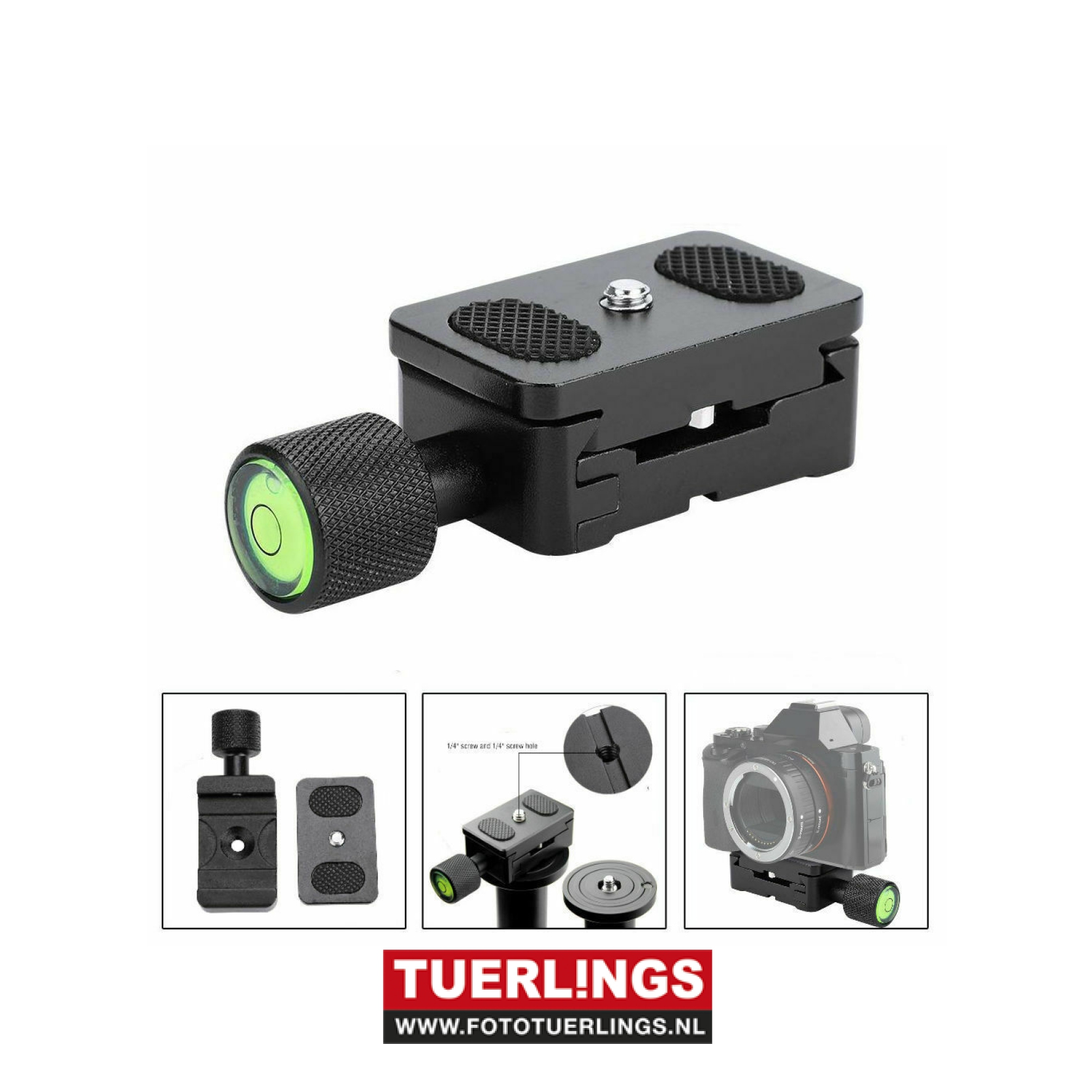 Camera Quick Release Plate 14 Mount Adapter