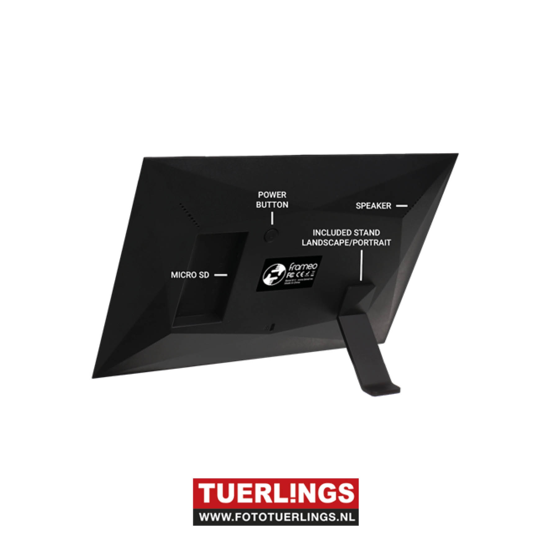 Frameo Digitale Fotolijst HF-101B Zwart 10.1 Inch