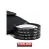 Met behulp van een close-up filter kunt u van dichterbij scherpstellen dan de minimale afstand waarop uw lens normaal kan scherpstellen. U draait de close-up filter voor op uw lens. Hoe dichtbij u kunt verschilt per objectief en de combinatie van de close