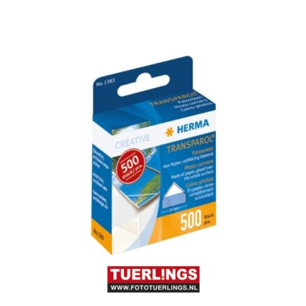 Herma 1383 Transparant fotohoekjes zelfklevend, 500 stuks