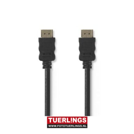 High Speed HDMI kabel met Ethernet HDMI-Connector – HDMI-Connector 1.50 m Zwart