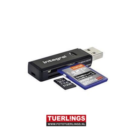 Integral Dual Slot SD & microSD USB 3.0 kaartlezer