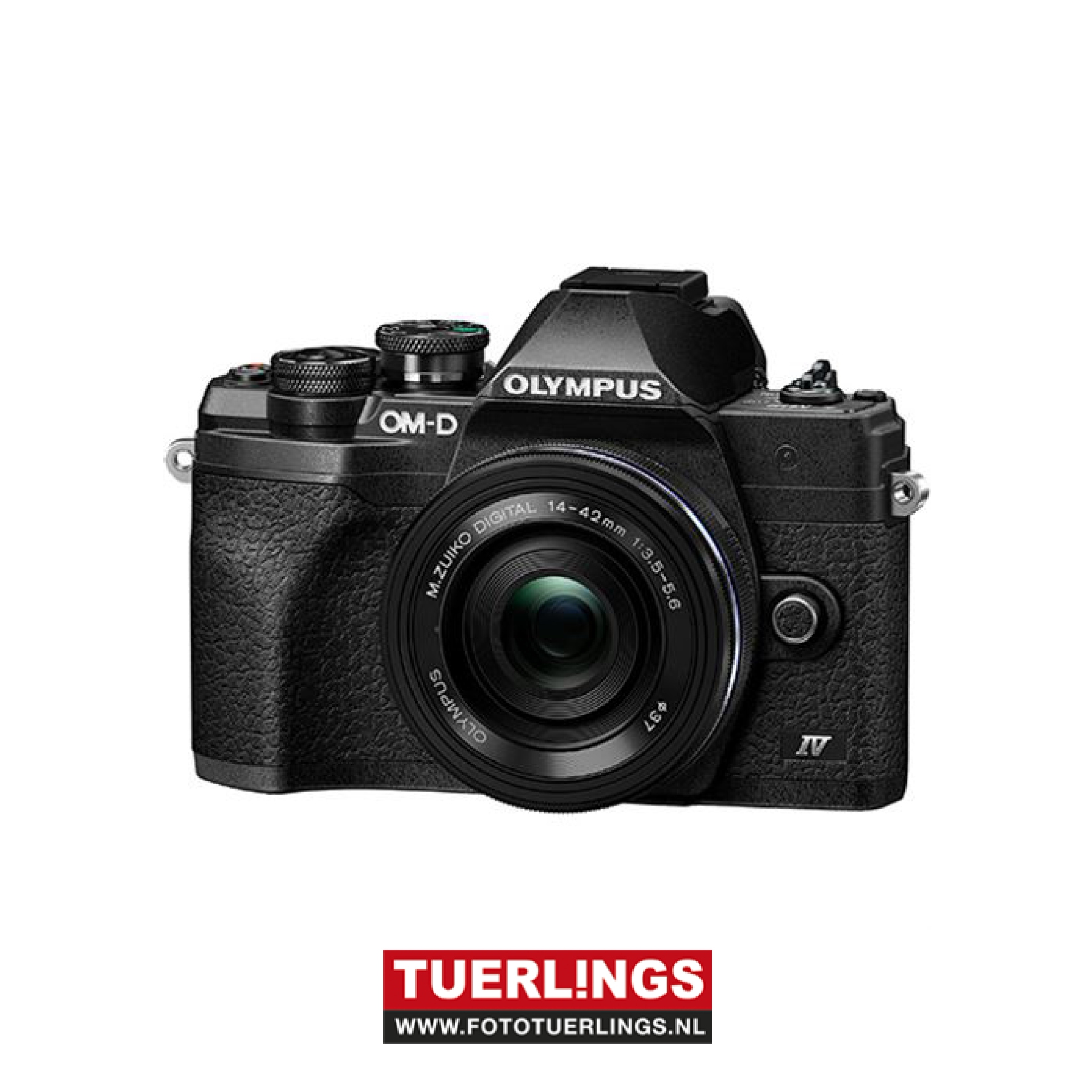 Olympus E-M10 IV 14-42mm EZ Pancake Kit blk/blk