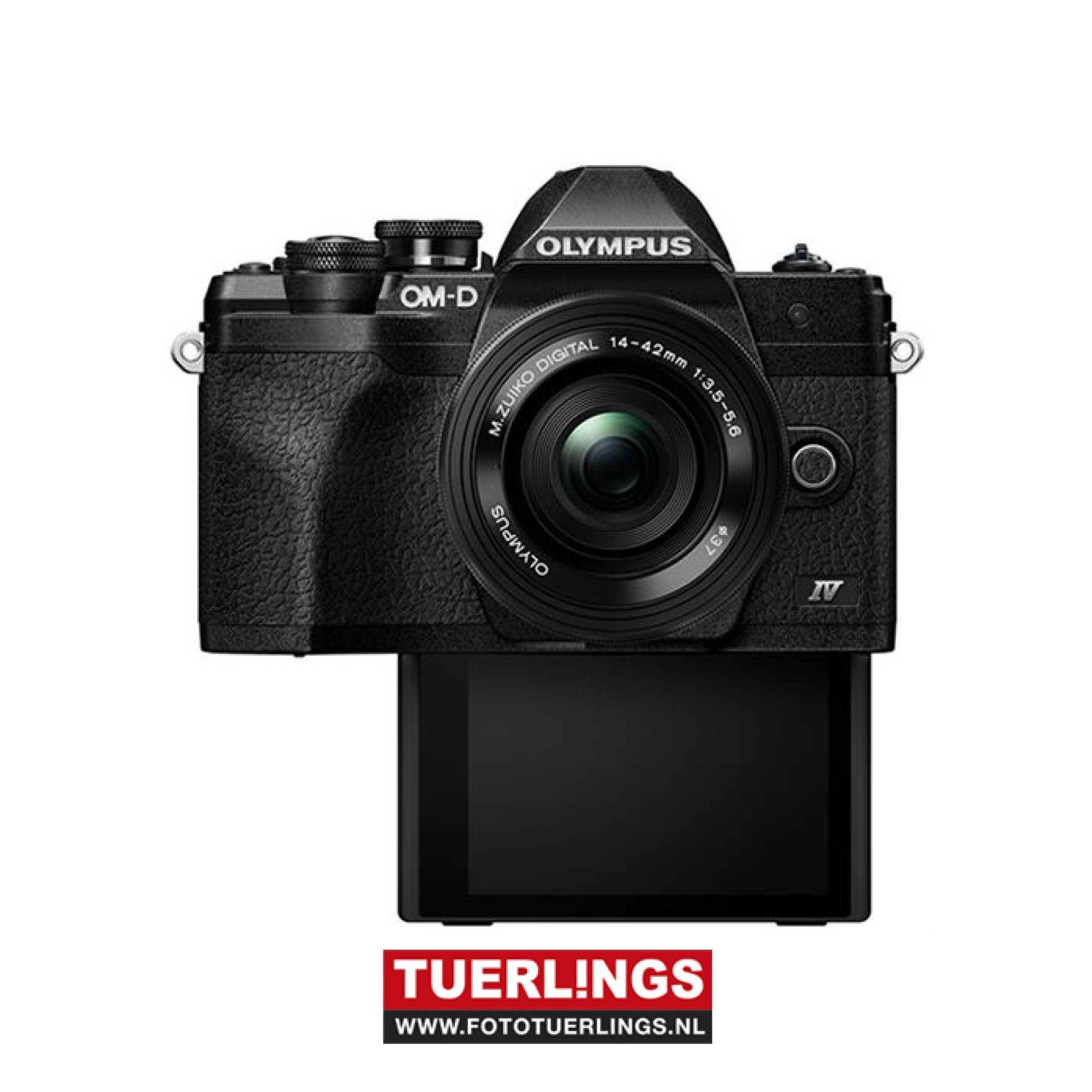 Olympus E-M10 IV 14-42mm EZ Pancake Kit blk/blk