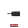 Stereo-Audio-Adapter 2.5 mm Male - 3.5 mm Female Zwart