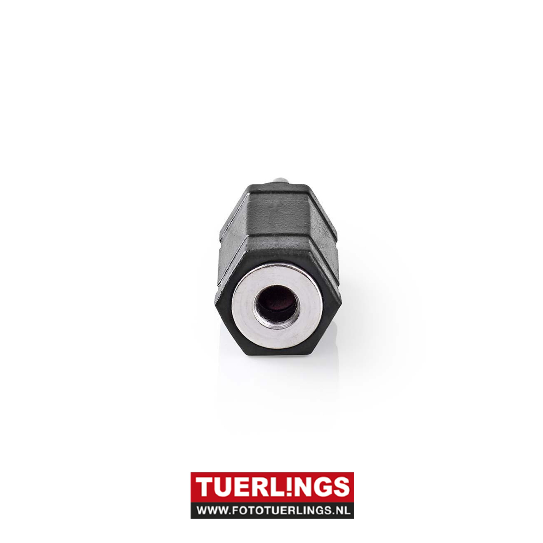 Stereo-Audio-Adapter 2.5 mm Male - 3.5 mm Female Zwart