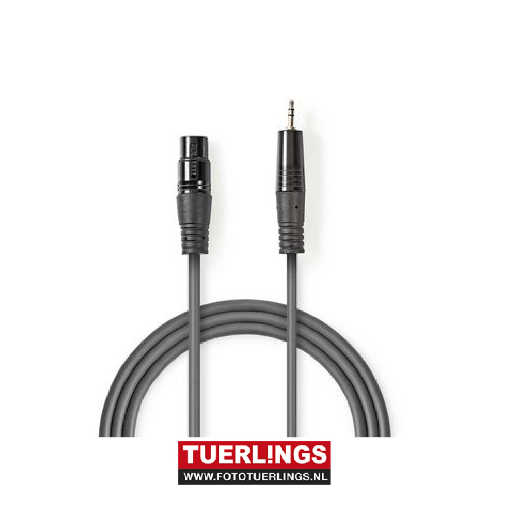 XLR naar 3,5mm audio kabel 1,5 meter