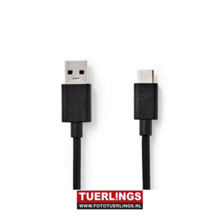 USB 3.0 Kabel USB-C Male – USB A Male 1.00 m Zwart